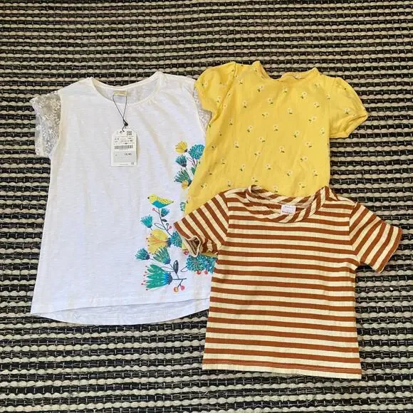 🌿Girls Kids 8P Clothing Mix Lot Bundle Zara HM Mini Boden Hanna Andersson 8-10Y - Picture 2 of 8